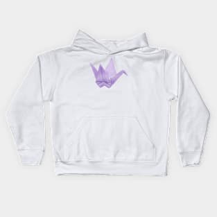 Origami Bird Kids Hoodie